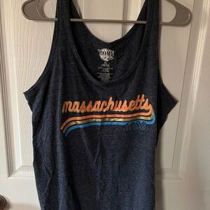 Massachusetts Muscle Tee Dark Blue Size XL